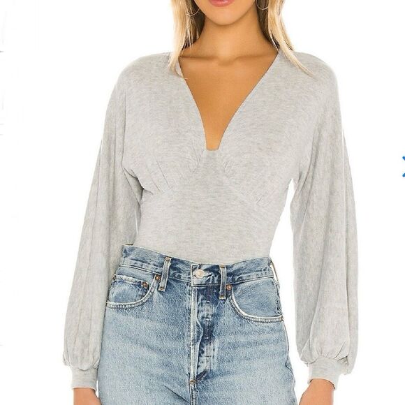 Majorelle Killian long sleeve Bodysuit Size‎ S gray - Picture 2 of 11